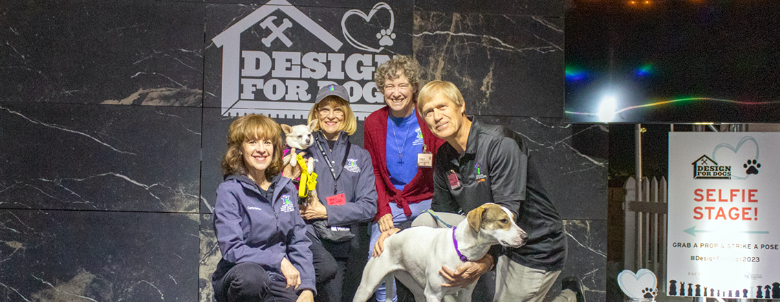 Volunteers at Design for Dogs 2023
